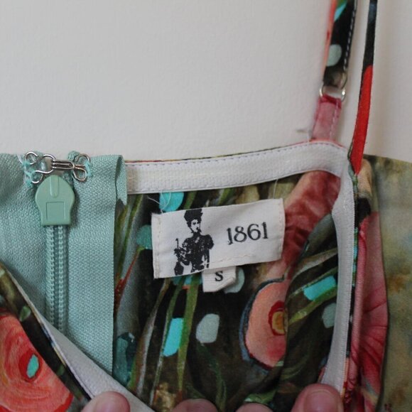 Boutique 1861 Knee Length Sweetheart Dress with Pockets Small - Picture 8 of 8